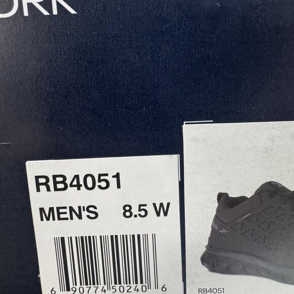Reebok Mens Sublite Cushion Work Sneaker Black Size 8.5W main image 4